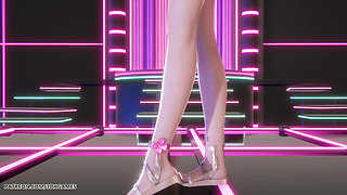 Mmd Hwasa - Na - Akali Sexy Naked Dance League of Legends Hentai Uncensored
