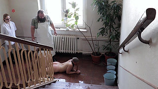 Lazy Cleaning Girl Andrea Has to Absolve a Rough Work Training