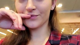 Small titted brunette amateur anal nailed at home