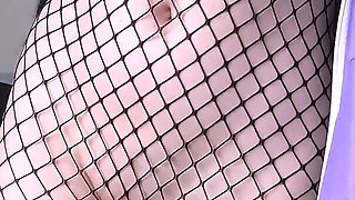 Small Breasted Schoolgirl in Pajamas Masturbates and Orgasms