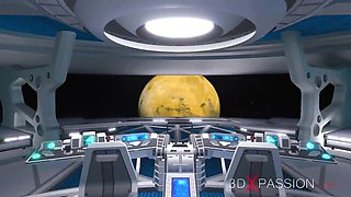 Shaggy lady-love's alien sex smut