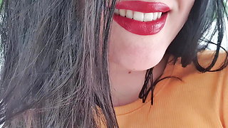 Creamy facesitting POV, get closer and stick your tongue