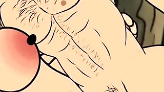 Big Boobs and Big Dick Funking Cartoon Video in Jungle Sex