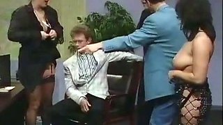 Hot babe with perfect big boobs taking shower