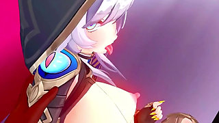 Honkai Star Rail - Cipher Falls to Temptation and Big Cock in Ntr Sex Scene - 3D Hentai Animation