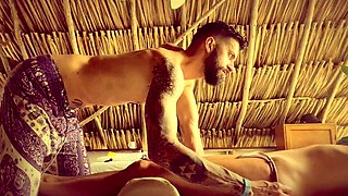 a massage with a happy ending on the beach