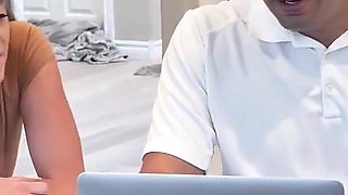 Step-daughter: "step-daddy, You Better Hurry up and Cum Inside Me Before Stepmom Comes Home