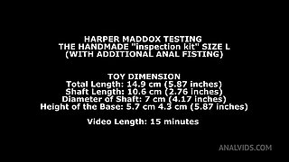 Harper Maddox Testing the handmade inspection kit size L (with