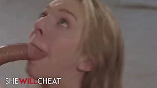 She will cheat - hot wifey Tiffany Watson hooks up with the secretary when hubby misses her b-day