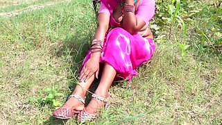 I went to bhabhi's house when brother not at home and enjoyed a lot with my lovely bhabhi, Full Hindi Viral Video