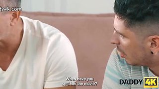 Daddy's Dirty Deeds with Blonde Beauty
