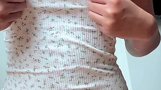 horny asian college student fucks herself while her