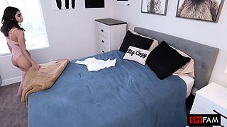 Reina Rae Begs Stepdad To Stuff Her Tight Fuck Hole