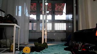 Solo masturbation of a beautiful amateur blonde