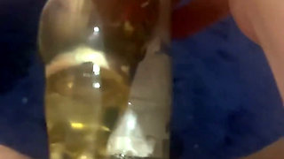 Bored Wife Asks Husband to Hoover Outside Bathroom so He Doesnt Hear Her Pounding Her Pussy When Shes Inside