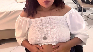 Eating Farting and Burping in the Hotel Room Bloated Belly