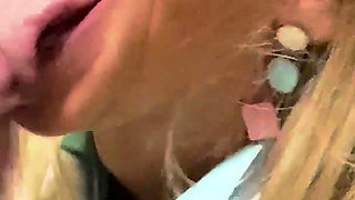 Sex Public Toilet. French Blonde MILF Axell. Fetish Blowjob. Deep Throat. Rimjob. Real Live Video.