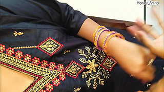 Desi stepsister caught talking with BF and get punished by stepbrother BBC hard Xxx, Hindi clear audio HD Desi girl fuck Story