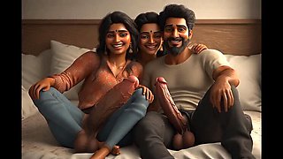 Teacher's Extra Home Class - Desi Housewife Anal and Big Cock Fucking in Hindi