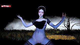 Beauty Glitched Goddess with Big Assets - 3D Animation Hentai