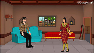 Desi Village Girl And Office Manager Video