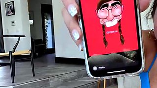 Fetish brunette lesbian love licking pussy hard in hd