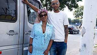 Ebony Granny Takes Rough BBC Anal In Car - Big Tits & Ass Fucked Hard