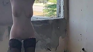The Little Whore Undressed in the Abandoned Building