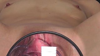 Speculum Exam and Cervical Lavage for Hot Brunette MILF