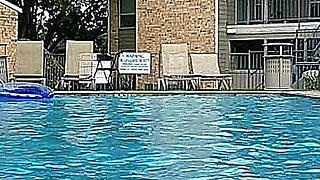 BBW Nurse Vicki Play Time in the Pool with Handsome Harry