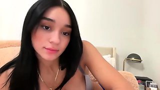 Beautiful brunette with big boobs jerk off instrucions