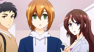 Anime MILF gets on all fours and begs for deep pounding