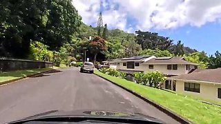 New Oahu road trip sex: Windward side fucking in car
