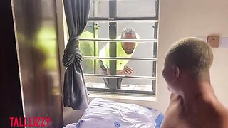 Black Girl Sneaks Boyfriend For Hot Fuck While Step Mum Rests - Homemade Nigerian Sex