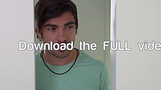 Peeping stepbro punished by teen stepsis