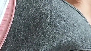 Frogtied Ayla Gives Mr. Mack a Handjob While Having Bondage Orgasms