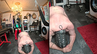 Your Testicles Must Endure Suffering for Your Mistress!