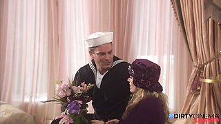 Amorous Evan Stone and Monica Mayhem's vintage video