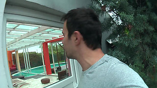 Group Sex Party with the Full Program, Black and White