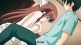 Desirable escort's cum in mouth action