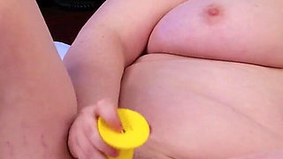 Busty Brunette Solo in a Hotel Room - Slow Tease, Vibrator Play & Intimate Female Masturbation