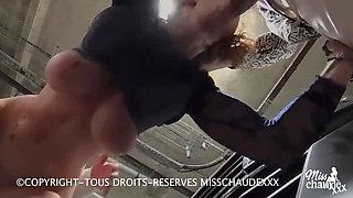French Amateur Gangbang with Big Ass Doggystyle and Facial Cumshot