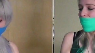Luna Grey & Violet Haze - gag party HD