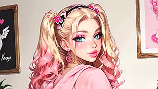 Married Blonde Gave Her Pussy to Her Stepbrother. Waifu Hentai Animation.