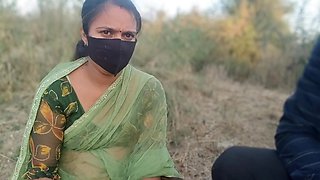 Sex on the Farm by Listening to Notty Joke, Fucked Her Outdoor Jungal Sex with Full Hindi Audio