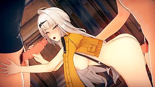 3D hentai cartoon featuring Yixuan in a wild gangbang