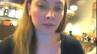 Flashing cafe: Big Tits, Amateur  Public Nudity Porn