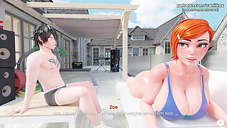 Anal Sex with 18yo Redhead BBW Stepsister Teen with Huge Tits and a Big Juicy Ass - Mansion Days - 3D Taboo Game