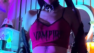 Curly Blonde Teen Records Solo Dildo Masturbation More at