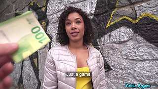 Alluring ebony teen coquette hot sex video